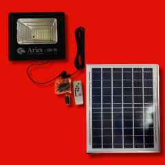 100W Güneş Enerjili Paneli Ayrı Profesyonel Projektör