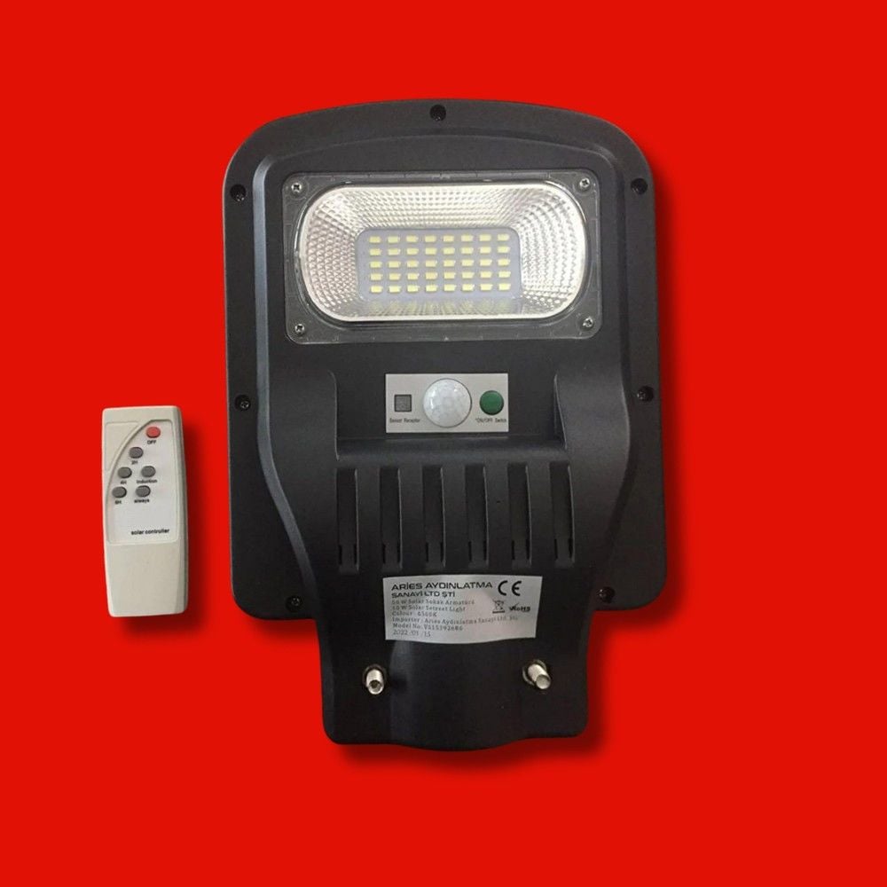 50W Güneş Enerjili Profesyonel Sokak Aydınlatma