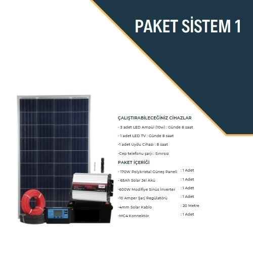 Aydınlatma-TV Paketi (Paket 1)