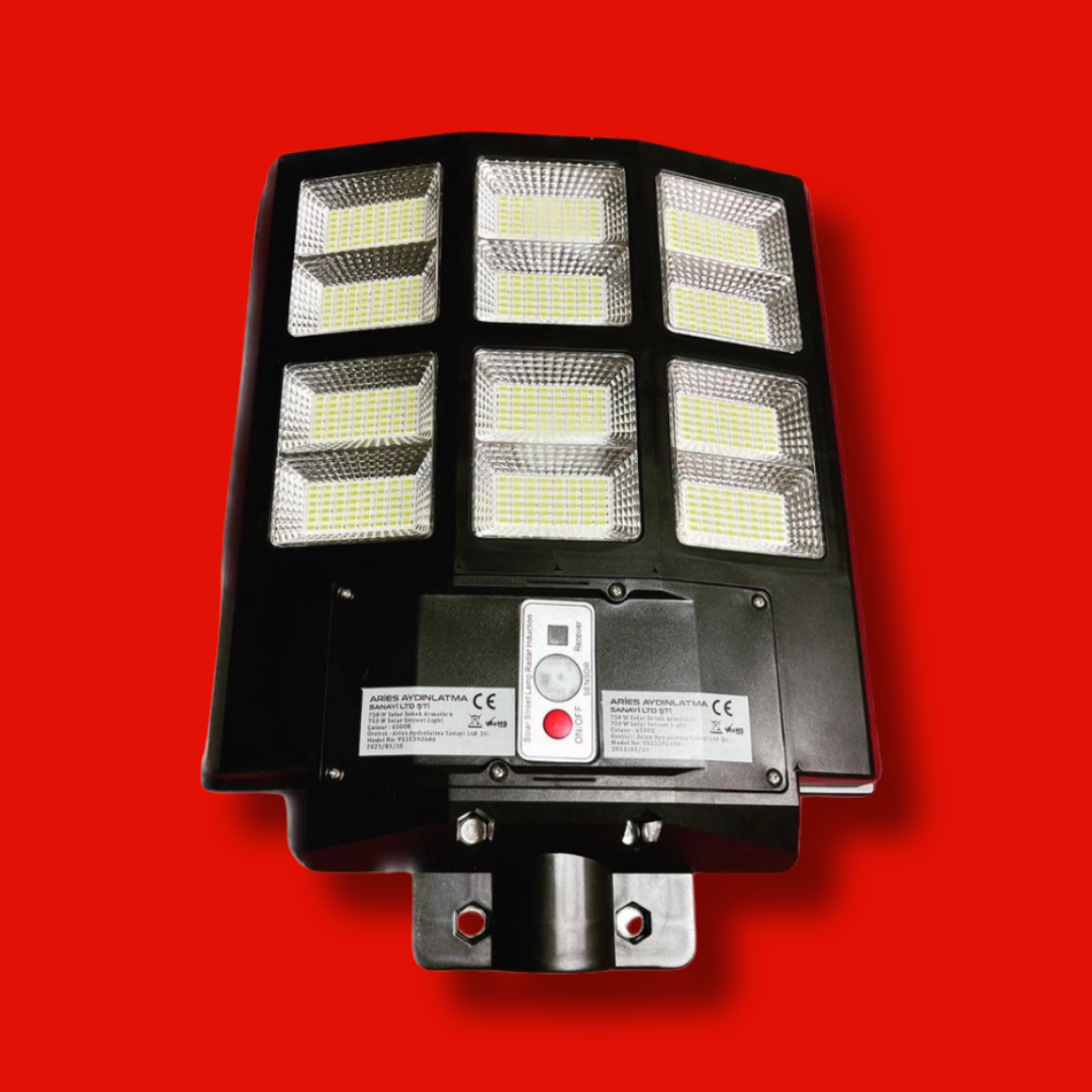 750W Güneş Enerjili Profesyonel Sokak Aydınlatma