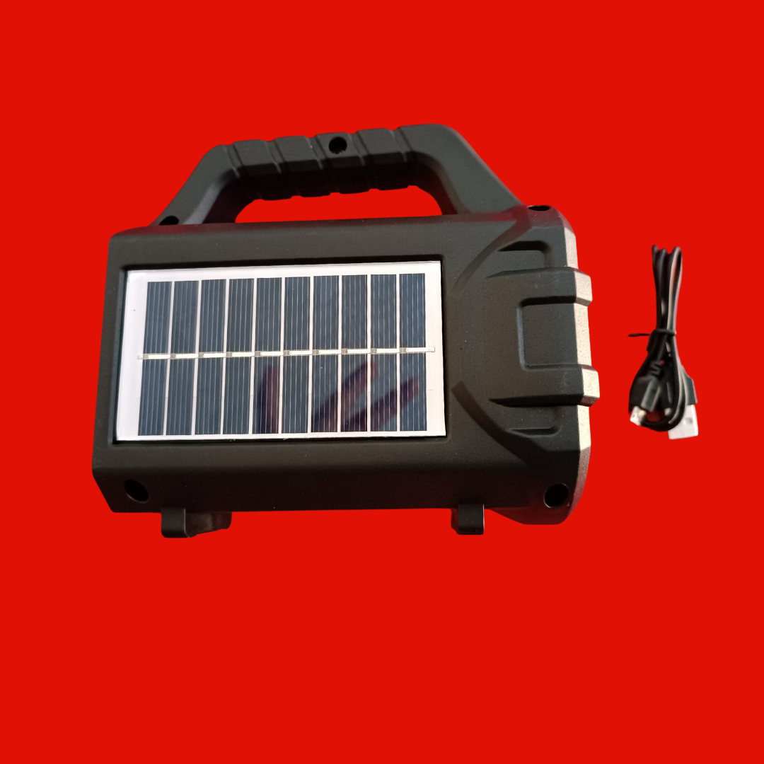 GÜNEŞ ENERJİLİ PROFESYONEL RADYOLU EL FENERİ