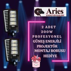 GÜNEŞ ENERJİLİ ARİES MARKA 2 ADET 200W KAMPANYASI