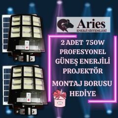 GÜNEŞ ENERJİLİ ARİES MARKA 2 ADET 750W KAMPANYASI