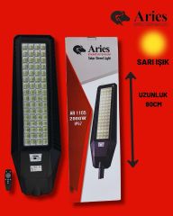 2000W Sarı Işık Güneş Enerjili Profesyonel Sokak Aydınlatma