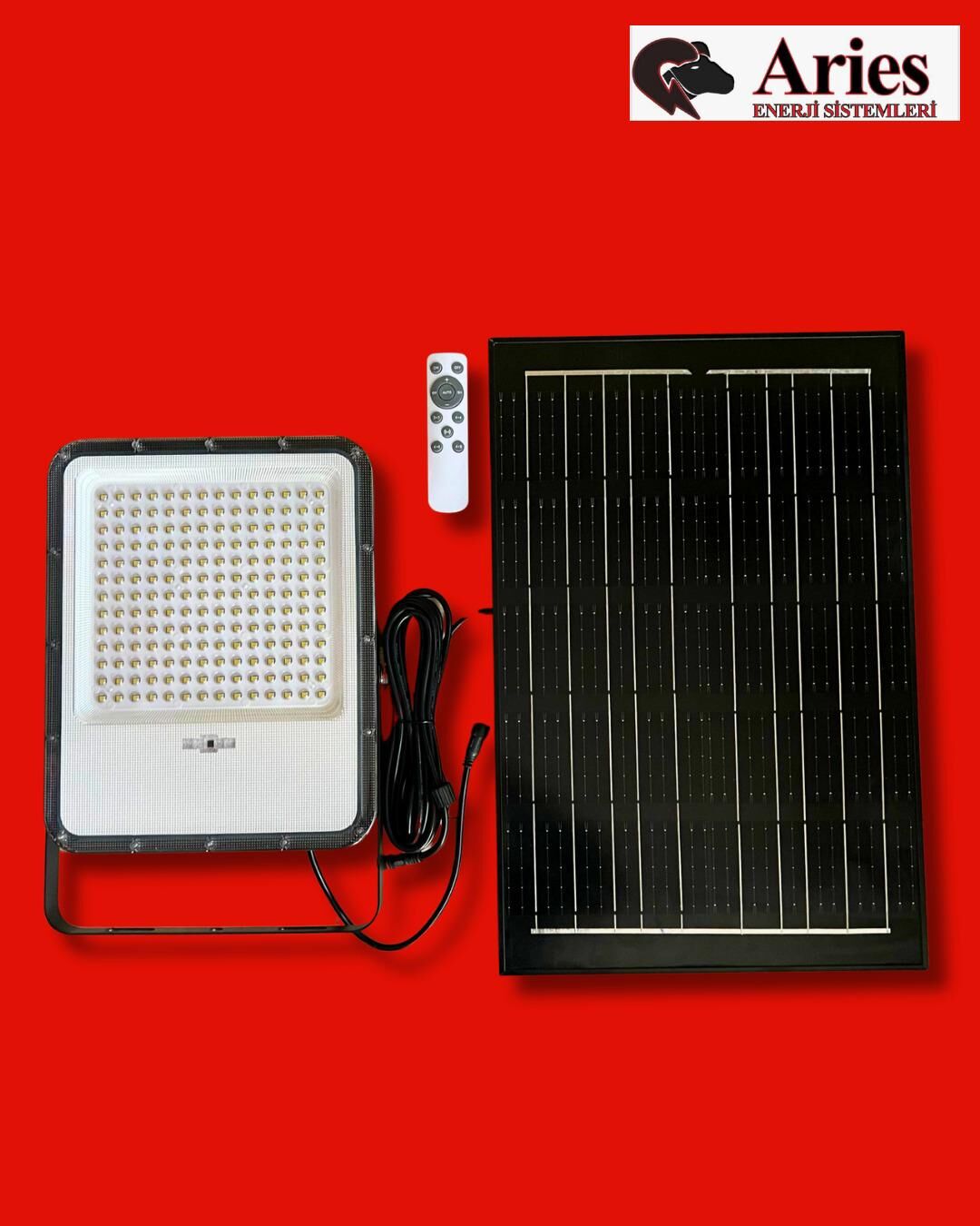 1000W GÜNEŞ ENERJİLİ PANELİ AYRI PROFESYONEL ARMATÜR