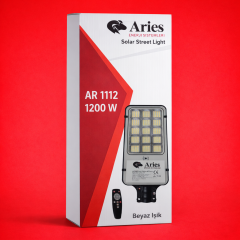 Ultra Profesyonel 1200W Güneş Enerjili Sokak Aydınlatma