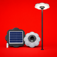 2500W Yuvarlak Profesyonel Güneş Enerjili Sokak Aydınlatması