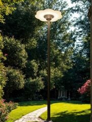 2500W Yuvarlak Profesyonel Güneş Enerjili Sokak Aydınlatması