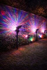 3 ADET 75W RENGARENK  PROFESYONEL  DÜNYA MODEL  GÜNEŞ ENERJİLİ ÇİM KAZIK ARMATÜR